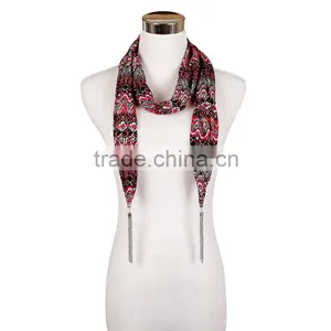 Fashion Women Lady Retro Bohemian Soft Frayed Scarf thumbnail-3