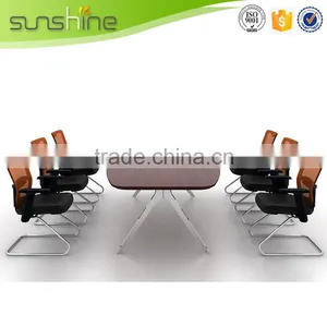 Commercial Furniture Training Table 4 Person Conference Table in Training Room thumbnail-3