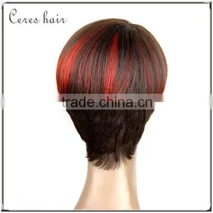 Premium Japanese Synthetic Wig Fire Hair Two Tone Red Ombre Wig Synthetic Lace Front Wig Quality Choice thumbnail-4