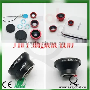 3 in 1 Lens for Iphone Lens Mobile Phone Lens Fisheye+marco+wide General Use thumbnail-6
