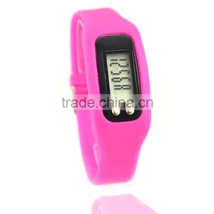 Hot Style Silicone Bracelet Pedometer Multifunctional Pedometer Watch thumbnail-1