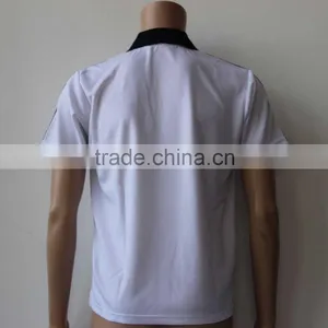 Sports Wear Fabric 100% Polyester White Fast Dry Polo Shirt Polo t Shirt China Factory thumbnail-2