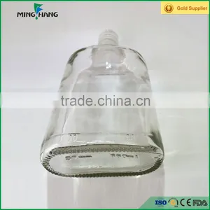 350ml Clear Empty Wine Glass Bottle With Aluminum Cap thumbnail-5