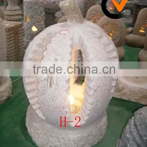 Garden Decor Granite Chinese Japanese Stone Lantern thumbnail-3