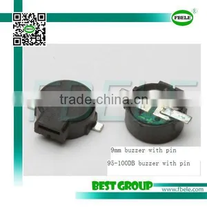 9mm Hot Sell 24V 95-100DB Buzzer With Pin SMT9040 thumbnail-1