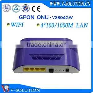 High Speed 4 GE RJ45 LAN Port FTTH GPON Interface WiFi ONU thumbnail-1