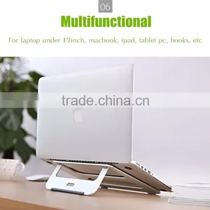 Newest Design Luxury Aluminum 10 to 17 Inch Cheap Laptop Stand Holder for IPad thumbnail-3