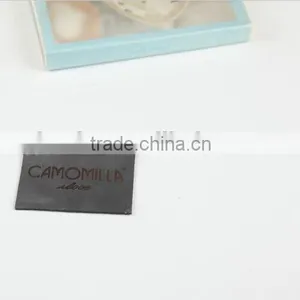 Custom Own Logo pu Leather Patch for Cap Hat thumbnail-2
