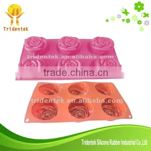 Wholesale Custom-Made DIY Rose Shaped Silicone Soap Molds thumbnail-1