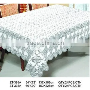 150*225cm Silver Color - LACE Tablecloth thumbnail-1