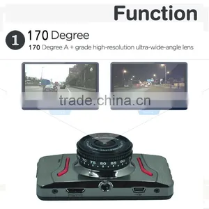 Full hd 1080p 120 Degree Angle G-sensor Motion Detect Parking Control Plate Number Warter Print CE ROHS FCC Vehicle Camera thumbnail-3