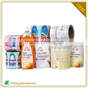 Hot Sale Dishwashing Liquid E-Liquid Soap Bottle Labels Manufacturer thumbnail-1