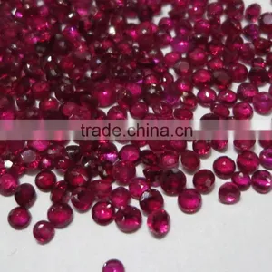3-3.5mm Natural Loose Burmese Red Ruby Lot Cut Fine Color thumbnail-1