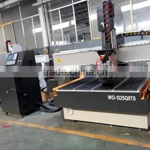ATC Woodworking Cutting Machine With Eight Tools Holder and Vacuum Table thumbnail-1