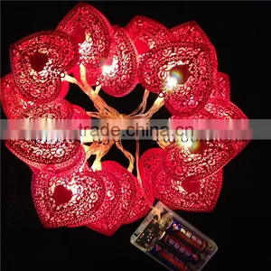 Led String Lights Peach Heart String Light for Christmas Indoor and Outdoor thumbnail-3