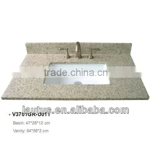 Wall Hung Luxury Bathroom Vanity Unit With Marble Top thumbnail-1