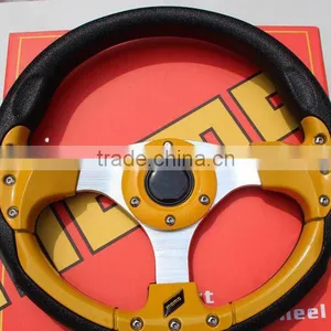 2016 Hot Sale Steering Wheel 350mm Deep Corn Drifting Steering Wheel thumbnail-4