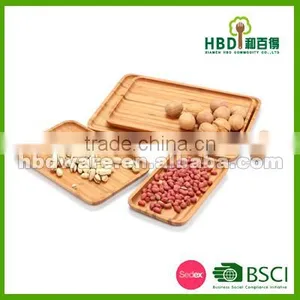 Hot Selling Rect Bamboo Tapas Serving Dishes , Catering Serving Dishes thumbnail-1