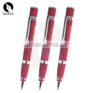 KKPEN Fashion Popular Red Rubber Ink Ball Pen thumbnail-2