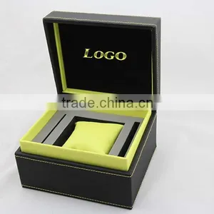 Luxury Pu Leather Sport Watch Box With Leather Pillow thumbnail-1