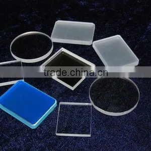 BK7 25.4*25.4*5 Squre Optical Windows,polished Quartz Glass Square Plates thumbnail-1