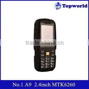 Wholesale Strong Phone Signal 4800mAh Battery 3mp Camera 2.4inch Rugged Waterproof NO.1 A9 Mobile Phone thumbnail-1