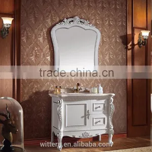 European Bathroom Single Hole Facuet Mount Basin Cabinet WTS1616 thumbnail-2