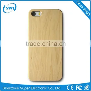 Hot Selling Wooden+PC Phone Case Cover For IPhone 5 5S 5C thumbnail-2