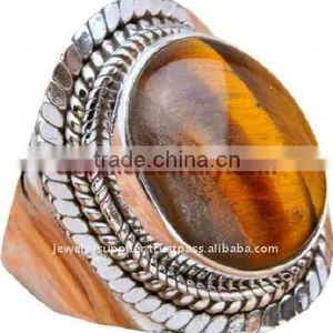 Tiger Eye Jewellery Fashion Jewelry Stores Silver Gemstone Earrings Wholesale Rings thumbnail-1