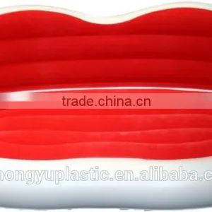 Comfortable Two Person Waterproof Flocked Inflatable Sofa thumbnail-1