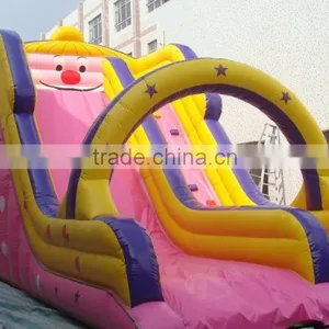 Cheap Commercial Giant 0.55mm PVC Tarpaulin Inflatable Slide, Inflatable Jumping Slide for Sale thumbnail-1
