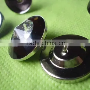 Top Fashion Custom Design Crystal Rhinestone Antique Button From Manufacturer thumbnail-2