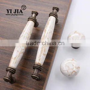 India Bronze Furniture Drawer Round Ceramic Knob thumbnail-6