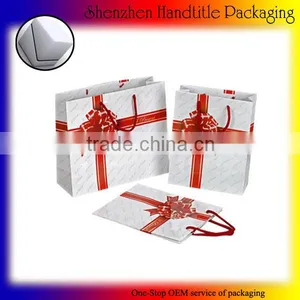 Custom Packaging Shopping Paper Bag Matt Lamination Spot UV Coated thumbnail-2