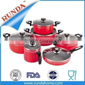2016 Hot Red Royal Non Stick Cookware Casserole Pot thumbnail-1