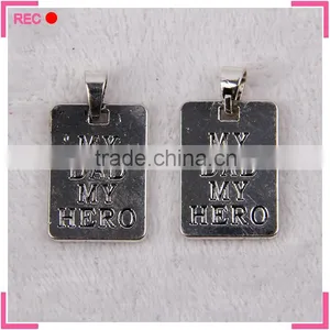 Steel Pendant Design for Boys, Imitate Antique Silver Men's Necklace Pendant thumbnail-1