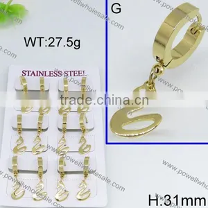 Wholesale Latest Gold Plated Pendant Earring for Women thumbnail-2