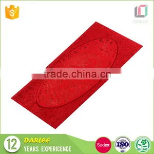 2016 Newest Design Unique Red Packet Custom Laser Cut Paper Printing Red Envelope thumbnail-1