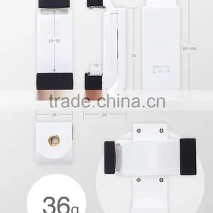 Brand New Extendable Cell Phone Holder Mini Tripod Bracket With 1/4" Screw For Mobilephones Width Between 53-75mm thumbnail-3