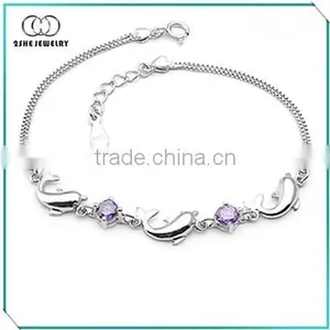 High Quality 925 Silver Charm Bracelet thumbnail-1