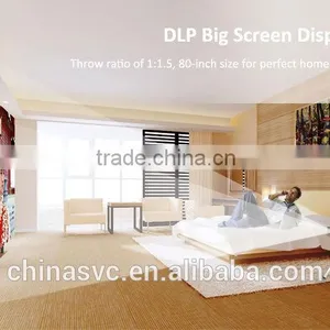 Juneto Wireless Home Theater System DLP Pico Projector With Wifi Bluetooth thumbnail-5