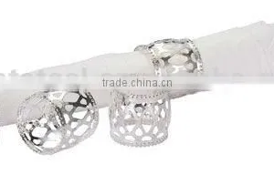 for Wedding Using 4pcs Silver Plated Napkin Ring thumbnail-1
