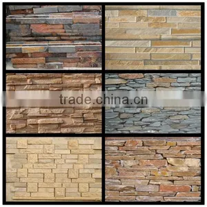 High Polished Rusty Slate/culture Stone Buyer Price thumbnail-1