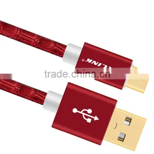 VOXLINK Fast Charging 5v 1a Gold Plated 1m Crocodile USB Typc c Charger Cable for Macbook thumbnail-6