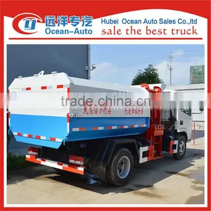 DFAC New Condition and Diesel Fuel Type 5m3 Small Garbage Truck thumbnail-2
