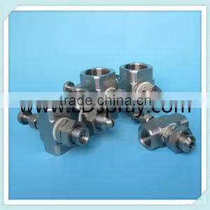 1/2",1" Stainless Steel Air Atomizing Internal or External Mixing Spray Nozzles thumbnail-1