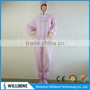 High Quality Cleanroom Uniform Esd Smock With Cap thumbnail-5