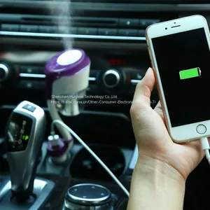 Car Air Purifier Usb Air Humidifier Aromatherapy Diffuser Car Aroma Diffuser Cool Mist Ultrasonic Humidifier thumbnail-4