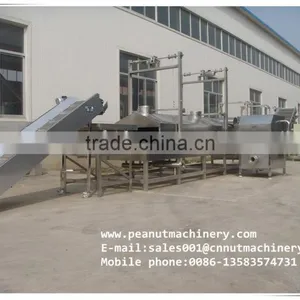 Continuous Frying Broad Bean Production Line / Continuous Frying Nut Machine thumbnail-1