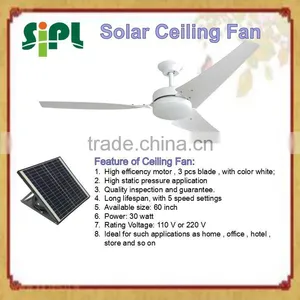 Vent Goods Plastic Fan Blade Solar Ceiling Fan ac dc Adapter 12v Solar Ventilation Fan in Ceiling Led Light thumbnail-1